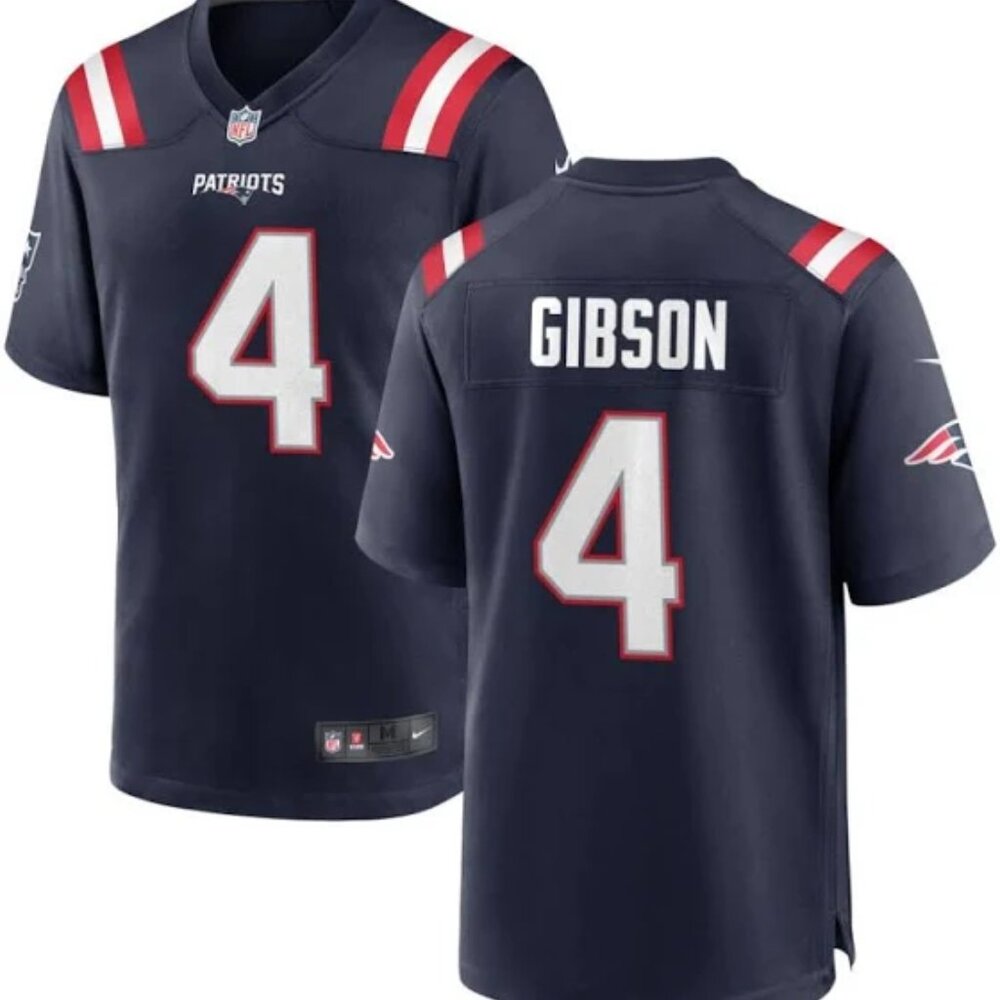 4 Antonio Gibson Navy Stitched Jersey